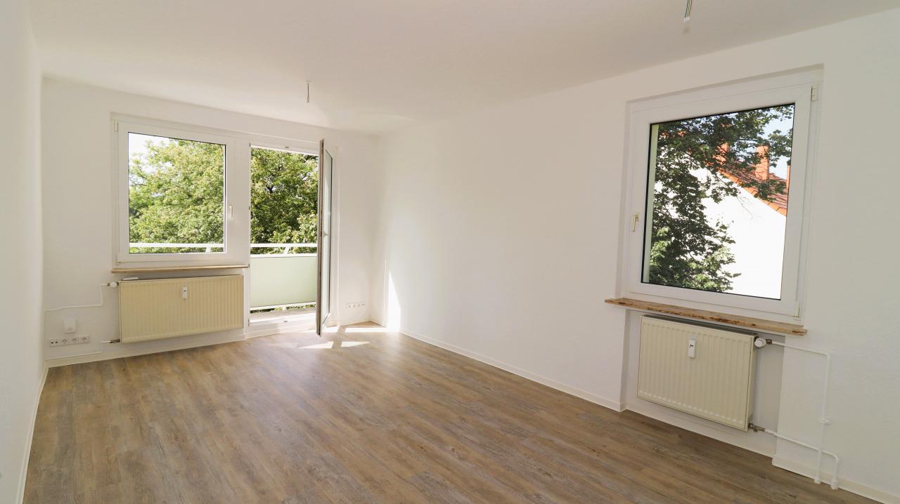 Kaßberg! Schöne Giebelwohnung mit Balkon in der 3. Etage - Photo 1